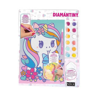 Nice Group Diamantiny Ψηφιδωτό Μωσαϊκό Gems Diamond Painting Kawai Unicorn - GRAF90018