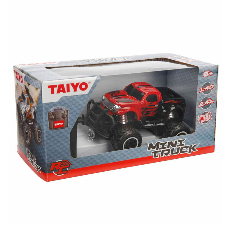 Taiyo Τηλεκατευθυνόμενο Όχημα Mini Truck Racer - Red 1:40 - 400002D