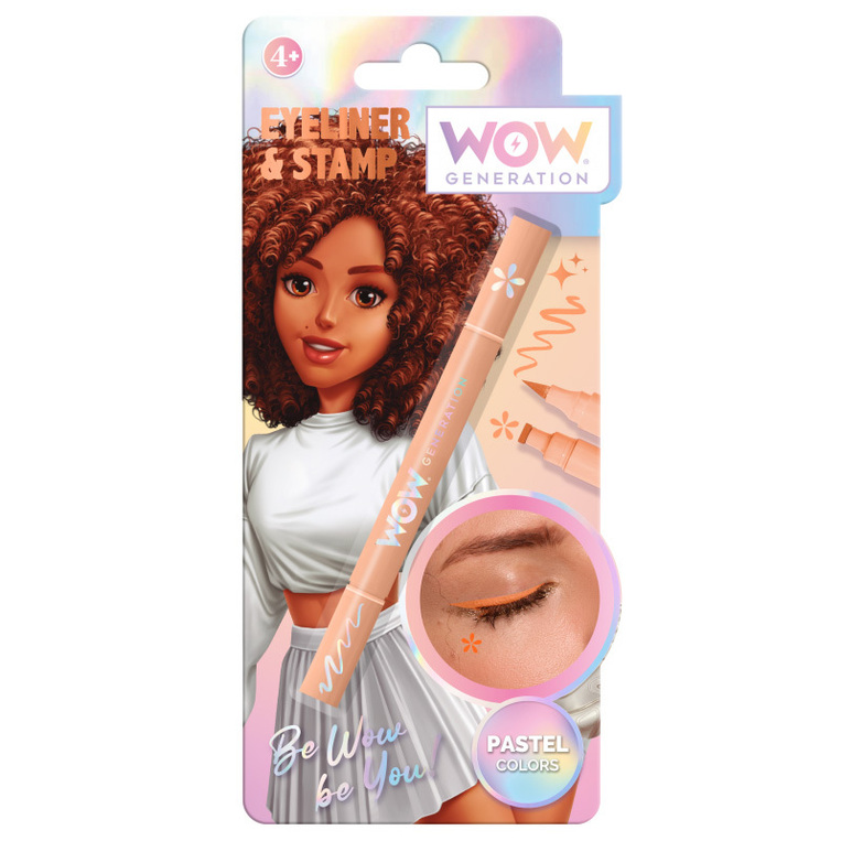 WOW Generation Eyeliner & Stamp with Pastel Colors 1pc - Διάφορα Χρώματα - WOW00076
