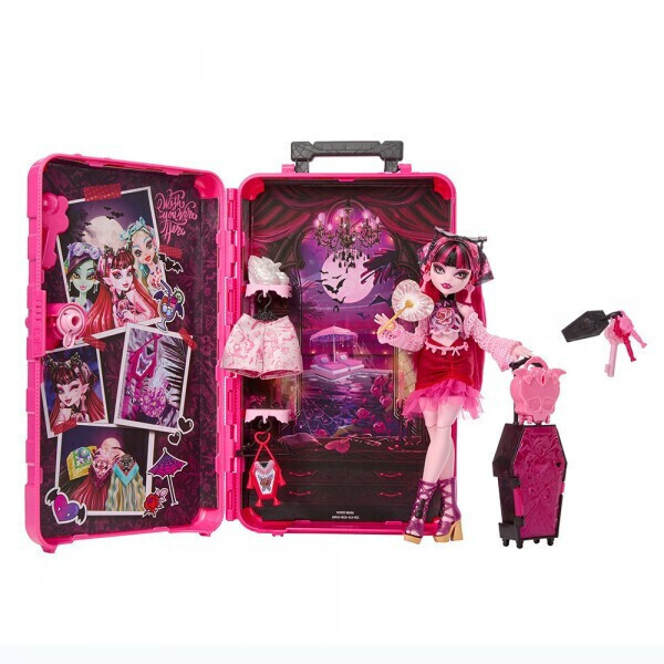 Παιχνιδολαμπάδα Monster High Skulltimate Secrets Draculaura - JDR50L