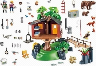 Playmobil Wild Life Μεγάλο Δεντρόσπιτο - 5557