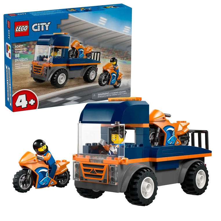 LEGO City Motorcycle Transpoter - 60491