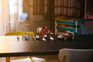 71497 Cooper's Tiger Mech & Zero's Hot Rod Car 