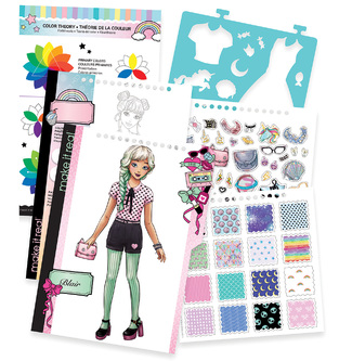 Make It Real- Fashion Design Sketchbook: Pastel Pop - 3205
