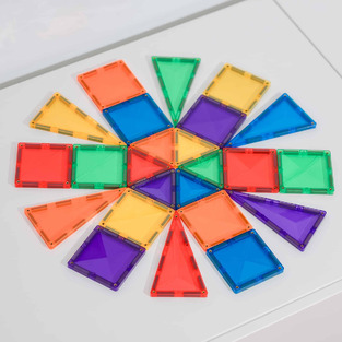 Connetix Rainbow Mini Pack Μαγνητικά Τουβλάκια Κατασκευών 24τμχ - CT-R-00024-MI