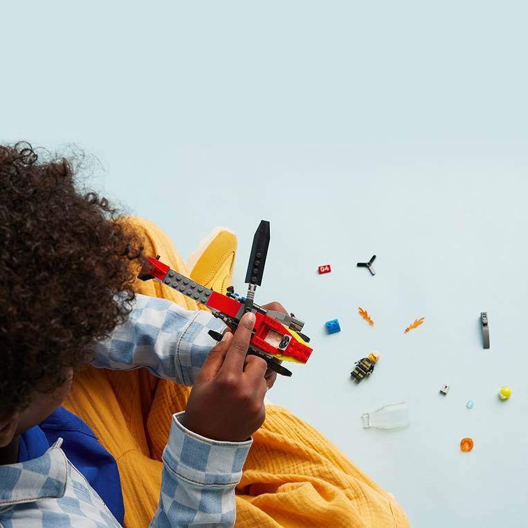 Lego City Fire Rescue Helicopter - 60411