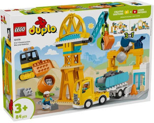 LEGO Duplo 3 In 1 Construction Site And Vehicles - 10476