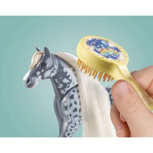 Playmobil Horses Of Waterfall Στάβλος Αλόγων Με Tην Amelia Kαι Tον Whisper - 71353