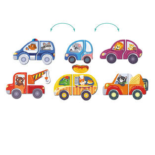 Dodo Toys Μαγνητικό Εκπαιδευτικό Παιχνίδι "Οδικό Ταξίδι" με 36 Μαγνήτες - 200244