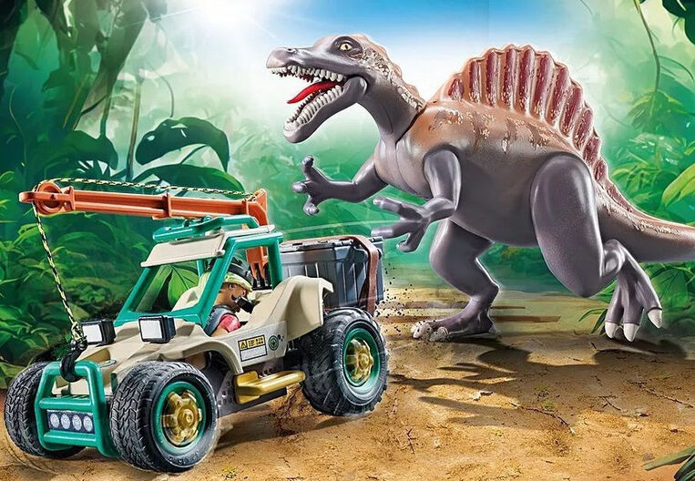 Playmobil Dinos Επίθεση Σπινόσαυρου Στο Εξερευνητικό Όχημα - 71820