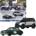 HW Premium Team Transport Jaguar MK1 & 2023 Land Rover Defender 110 - JBM29