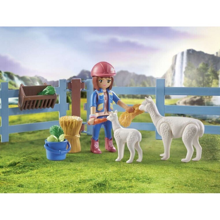 Playmobil Horses Of Waterfall Στάβλος Αλόγων Με Tην Amelia Kαι Tον Whisper - 71353
