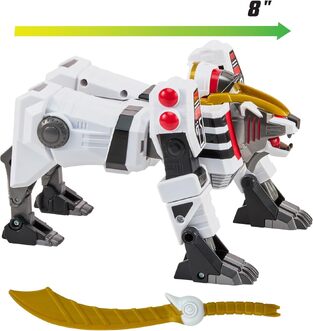 Mighty Morphin Power Rangers - Action Figure - White Tigerzord 25 cm - PLA68964