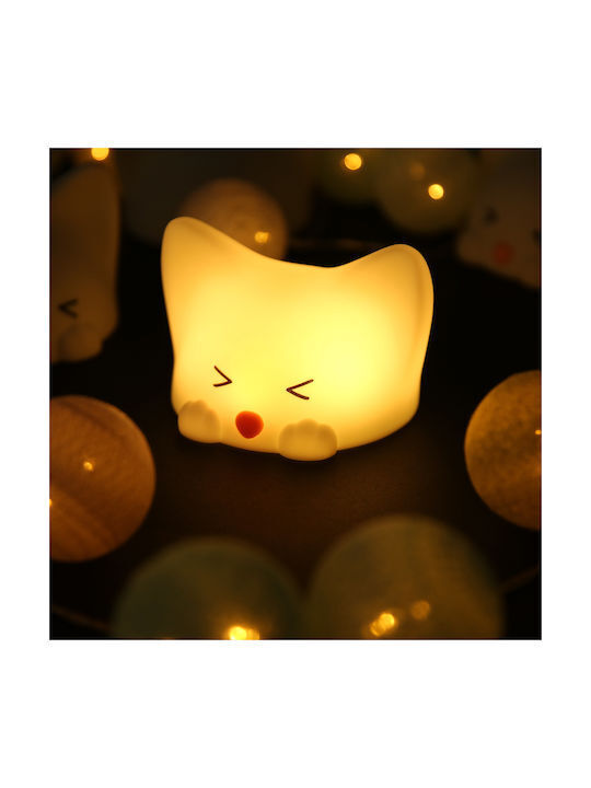 MegaLight Catty Cat Φορητό και Επαναφορτιζόμενο Φωτάκι Συντροφιάς Με Ήχο - 185855