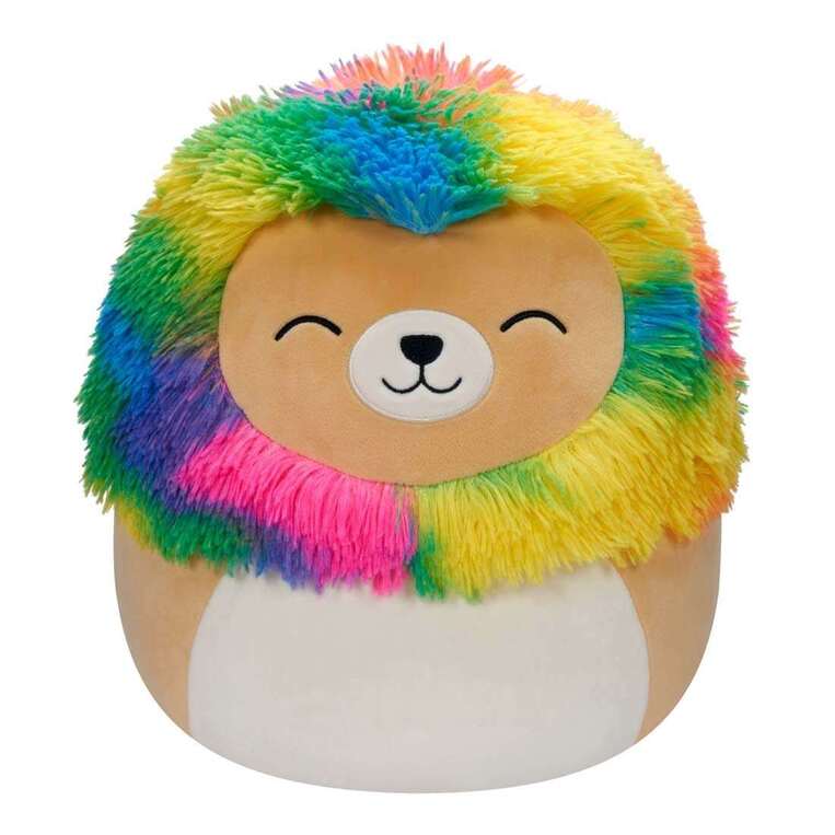 Squishmallows 30.5 Εκ. Leonard Το Πολύχρωμο Λιονταράκι - SQCR02406