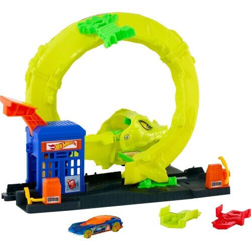 Hot Wheels City- Πίστες Με Θηρια Snake Spiral Attack City - JBM63