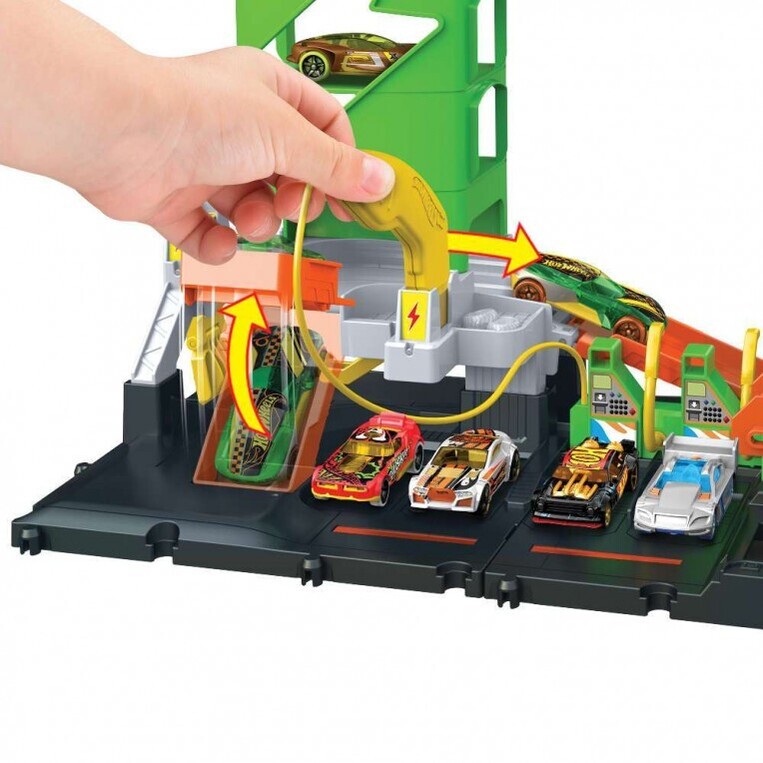 Hot Wheels City Πίστα Σταθμός Καυσίμων - HTN79