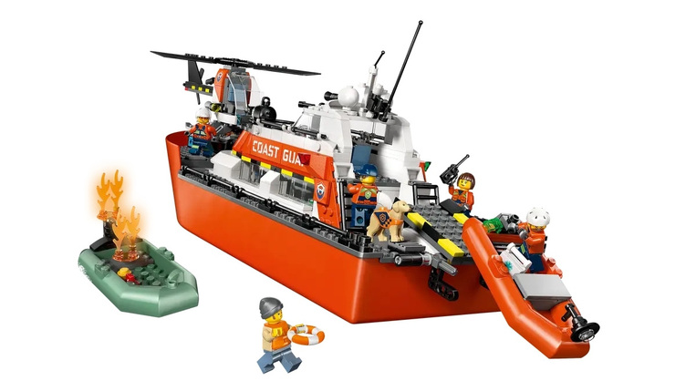 LEGO City Coast Guard Rescue Boat & Helicopter - 60504