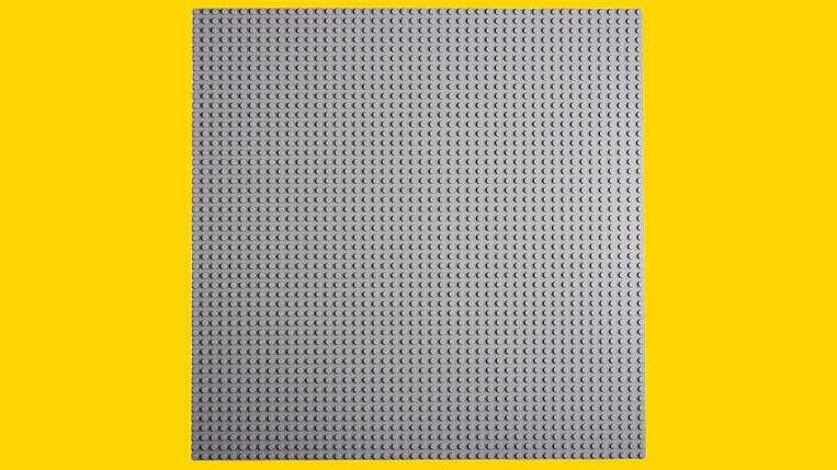 Lego Classic Gray Baseplate - 11024