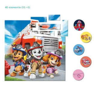 Paw Patrol Fire Rescue – Μαγνητικό Puzzle 40 τεμάχια - 200648