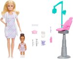 Barbie Σετ Επαγγέλματα Mε Παιδάκια - Οδοντίατρος Ξανθιά - JMK14