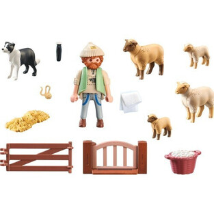 Playmobil Country Βοσκός Με Προβατάκια - 71444