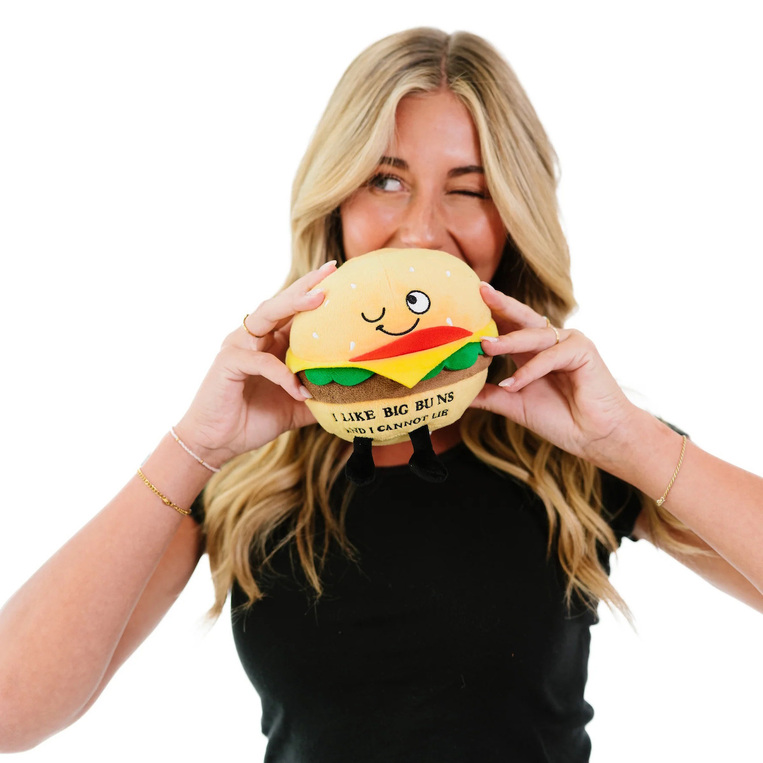 Punchkins Λούτρινο Hamburger "I Like Big Buns & I Cannot Lie" - GC99054