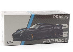 Pop Race 1:64 992 Stinger GTR Carbon Edition (Blue Line) - PR640254