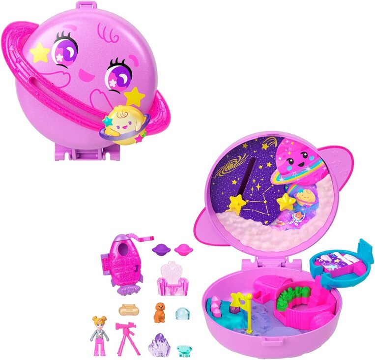 Polly Pocket Planet Polly Outer Space Compact Playset - JCB18