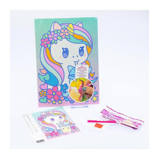 Nice Group Diamantiny Ψηφιδωτό Μωσαϊκό Gems Diamond Painting Kawai Unicorn - GRAF90018
