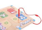 Tooky Toys Ξύλινος Μαγνητικός Λαβύρινθος Ανακύκλωση - TH065