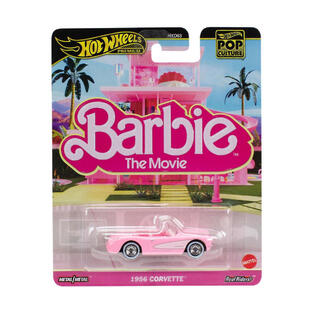 Hot Wheels Premium Pop Culture: Barbie The Movie - 1956 Corvette Vehicle - JBL79