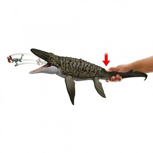 Jurassic World Rebirth Bite N Blast Mosasaurus And Mini Dilophosaurus - JCH00