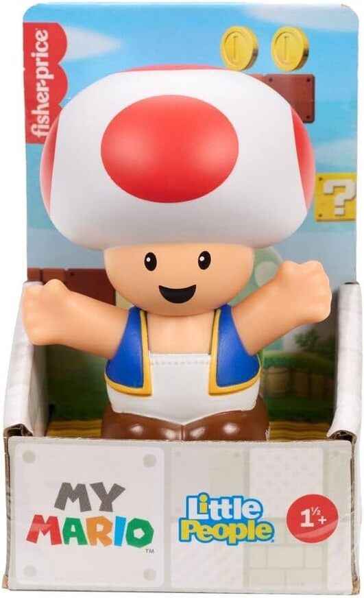 Little People Collector: Super Mario - My Mario: Toad (7cm) - JHG68