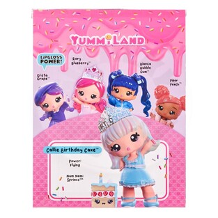 Yummiland Μεγάλη Κούκλα 25 Εκ. + Lipgloss Pet- Callie Birthday Cake - 120742EUC