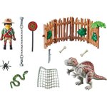 Playmobil Dino Rise - Δεινόσαυροι Μωρό Σπινόσαυρος Και Λαθροκυνηγός - 71265
