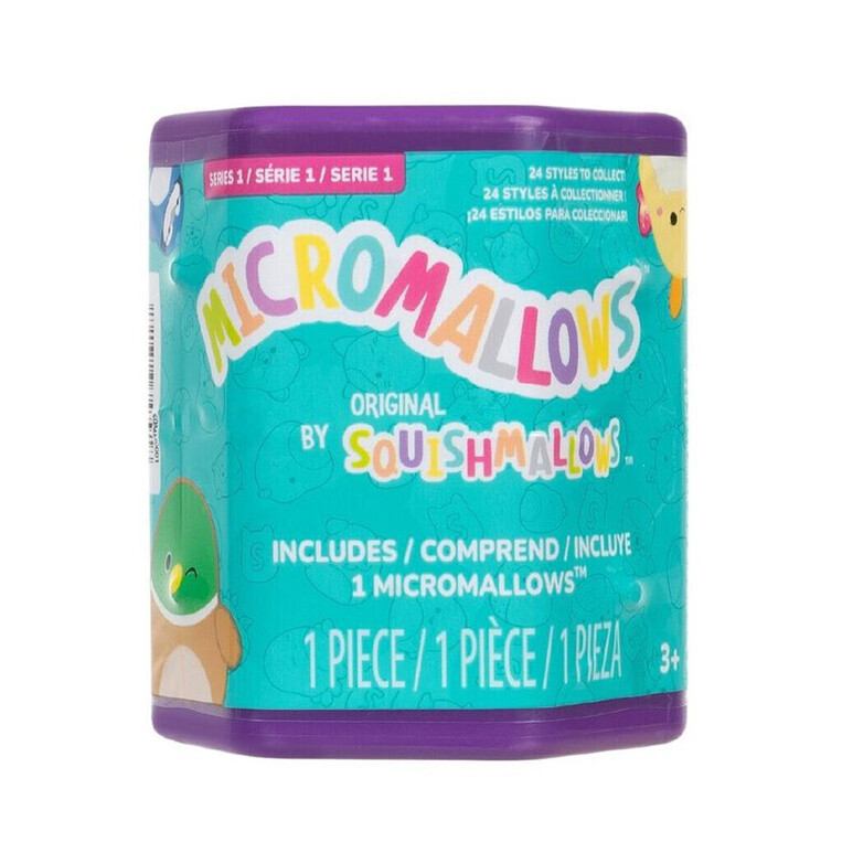 Squishmallows Micromallows Blind Κάψουλα Mε Λούτρινο 6cm - 1Tμχ Έκπληξη - SQMM0001