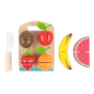 Tooky Toys Φρούτα σε Ξύλο Κοπής - TK111
