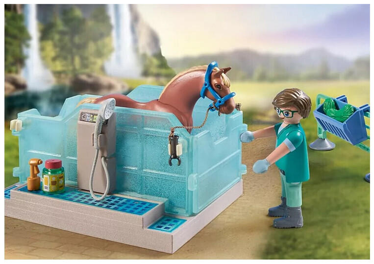 Playmobil Horses Of Waterfall Κτηνιατρική Κλινική Αλόγων - 71352