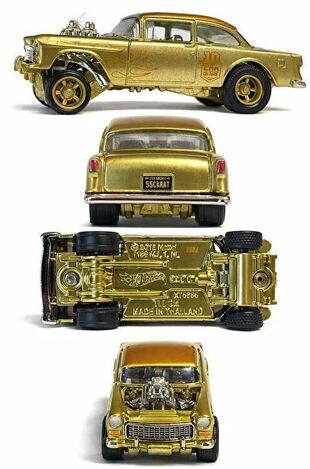 HW Premium Thrill Climbers '55 Chevy Bel Air Gasser Chase 0/5 - JKF27 