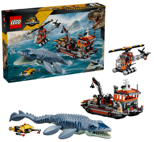 LEGO Jurassic World Mosasaurus Dinosaur Boat Attack - 77983 