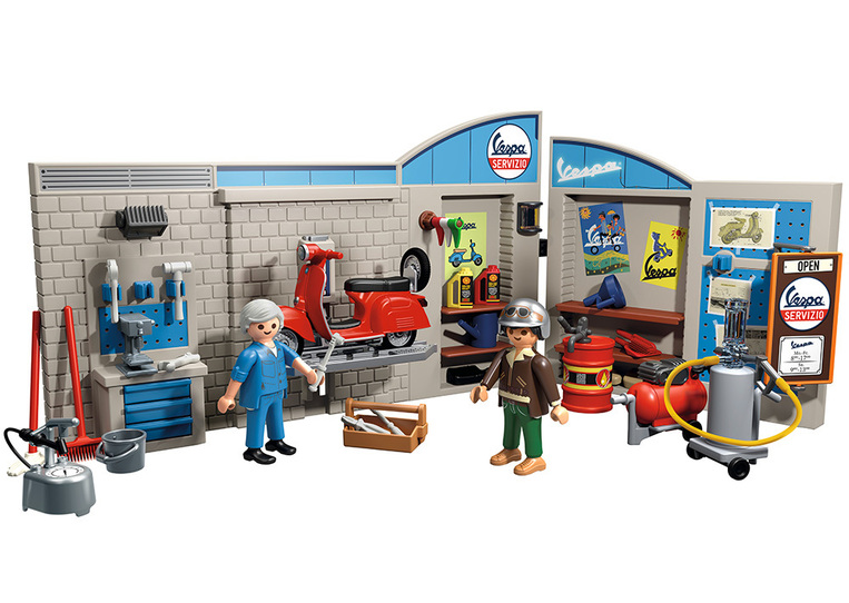 Playmobil Vespa Συνεργείο Για Vespa - 71620