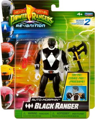 Power Rangers Mighty Morphin Re-Ignition - Auto-Morphin Black Ranger - PLA68165