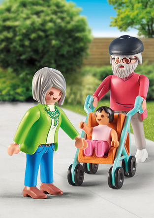 Playmobil My Life Παππούς Και Γιαγιά Με Μωρό - PL71613