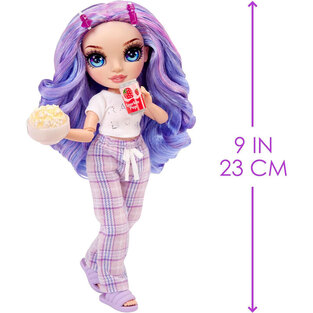 Kούκλα  Rainbow High Junior PJ Party - Violet (Purple) - 503705EUC