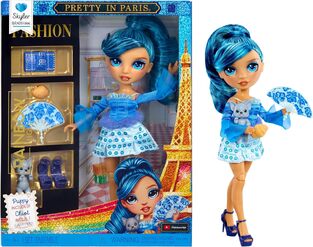 Rainbow High Pretty in Paris Fashion Doll Skyler - 248866EUC