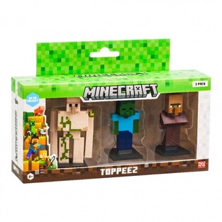 Minecraft 3 Toppeez 3D Figures 6cm in Window Box - Διάφορα Σχέδια - MNC10000