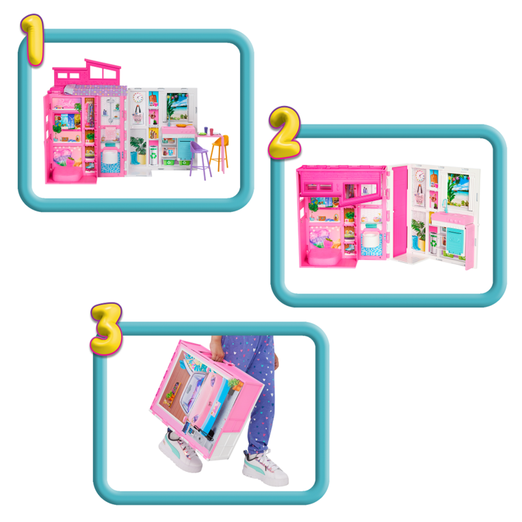 Barbie Getaway Σπιτάκι - Βαλιτσάκι - HRJ76