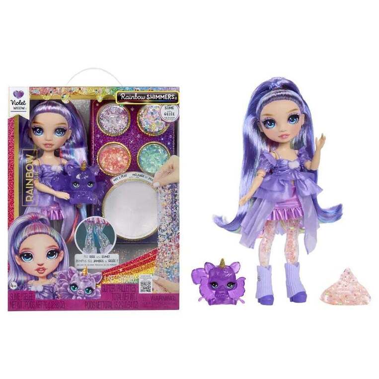 Rainbow High Rainbow Shimmers Violet Willow Fashion Doll - 122425EUC