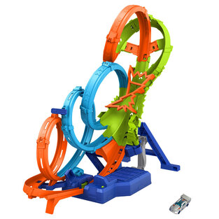 Hot Wheels Action Πίστα Συγκρούσεων Με 4 Λούπ - HXR70